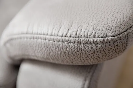 Ecksofa - 3-Sitzer mit Ecke rechts, Stoff, Grau