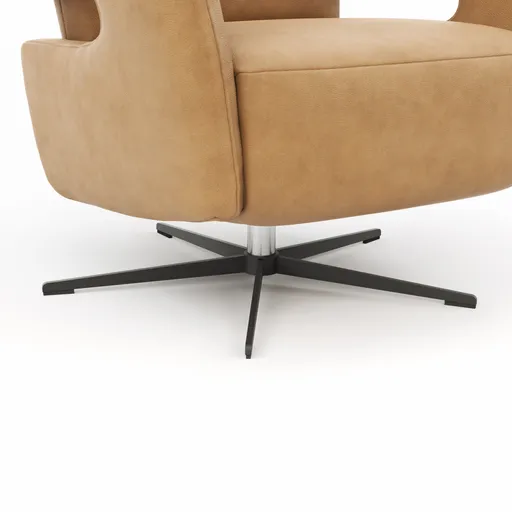 Relaxsessel Lucero 2.0 -  Kopfteil/Fußteil/Rückenlehne verstellbar, Leder, Cognac