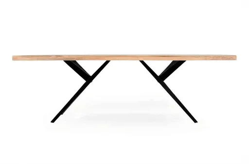 Esstisch - LB ca. 240x100 cm, Mango massiv, Schwarz