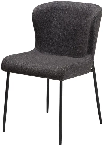 Stuhl - Stoff, Schwarz