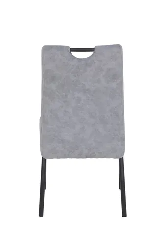 Stuhl - Stoff, Grau