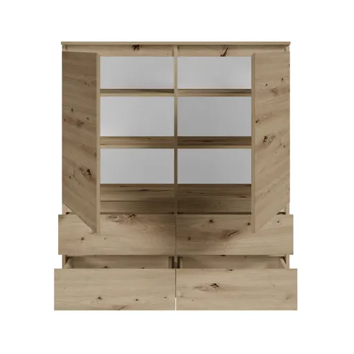 Highboard - B ca. 116 cm, Artisan Eiche Nachbildung