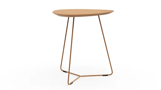Ecktisch Fano - LBH ca. 59x50x55 cm, Fenix, Beige