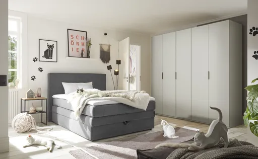 Drehtürenschrank ROVERO- B ca. 225 cm, Graphit