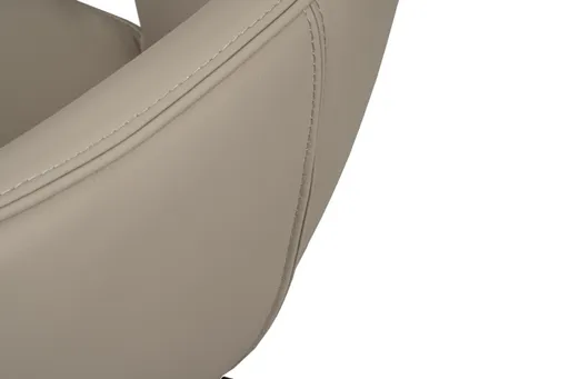 Stuhl MERRITH - drehbar, Leder, Latte