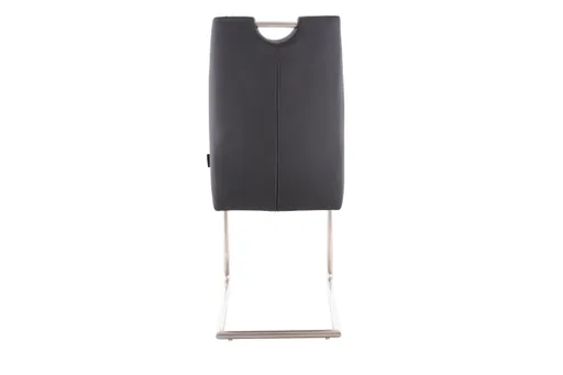 Freischwinger MICHI - Stoff, Schwarz