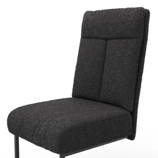 Freischwinger Ravina - Stoff, Anthrazit