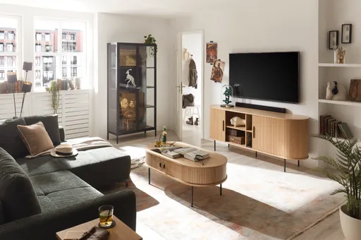 Sideboard - B ca. 180 cm, Eiche Furnier, Natur