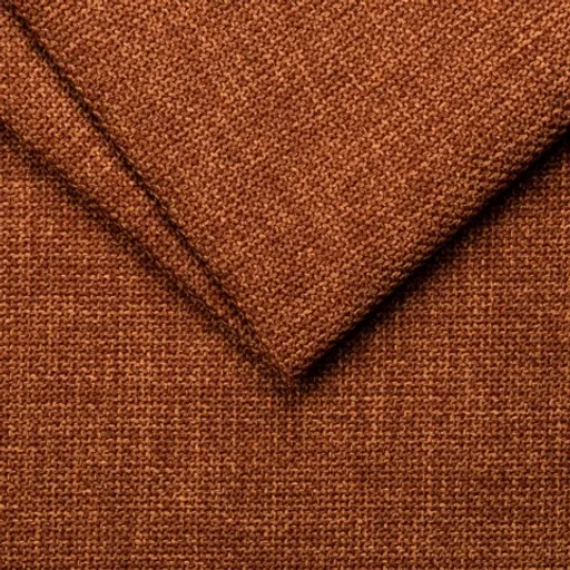 Ecksofa - Ecke links, 2-Sitzer, Stoff, Rost
