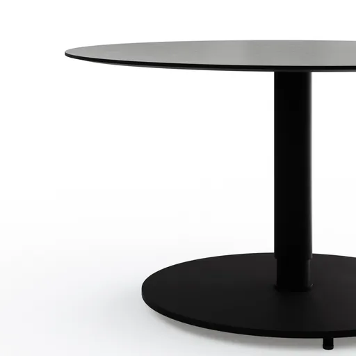 Couchtisch Camas - LBH ca. 75x75x42 cm, Keramik, Schwarz