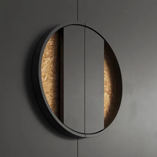 Highboard Jyn - BHT ca. 91x144x41 cm, Lack, Schwarz, Bodenstehend