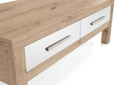 Couchtisch - B/H/T ca. 110x40x60 cm, Eiche Dekor