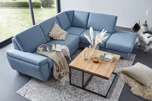 Couchtisch Farmingdale - LBH ca. 75x75x47 cm, Eiche massiv, legno