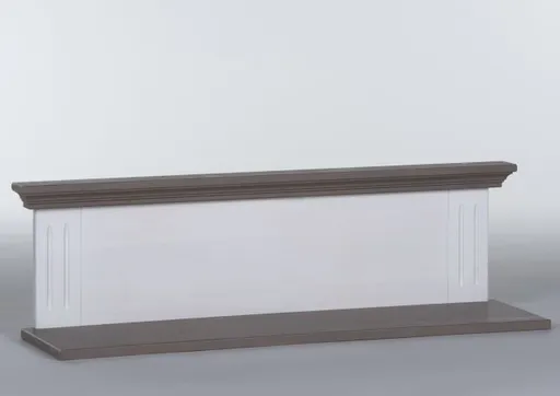 Wandboard - B ca. 93 cm, Weiß, Lava