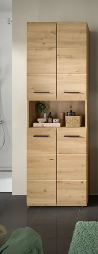 Hochschrank - B ca. 60 cm, Artisan Eiche Nachbildung