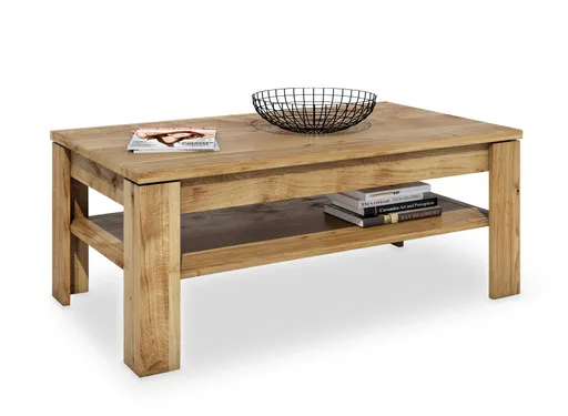 Couchtisch - LB ca. 110x65 cm, Wildeiche massiv geölt