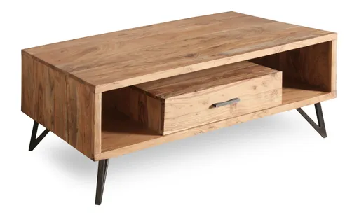 Couchtisch - LB ca. 118x60 cm, Akazie massiv