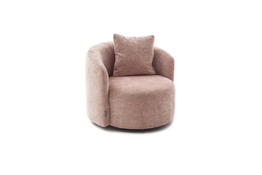 Drehsessel Valdis - Stoff, Rose