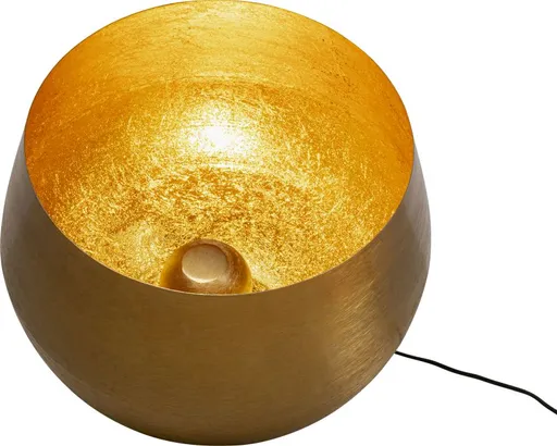 Bodenleuchte- DH ca. 50x50 cm, Stahl, Messing beschichtet, Gold