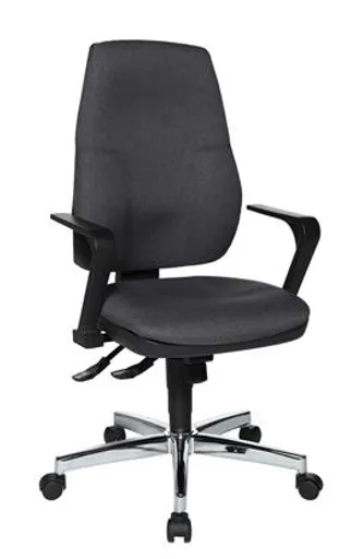 Design-Drehstuhl Ergo Work 270 - Stoff, Anthrazit