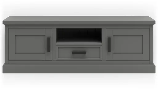 TV-Board Litchfield - Dark Grey, Non-Antique