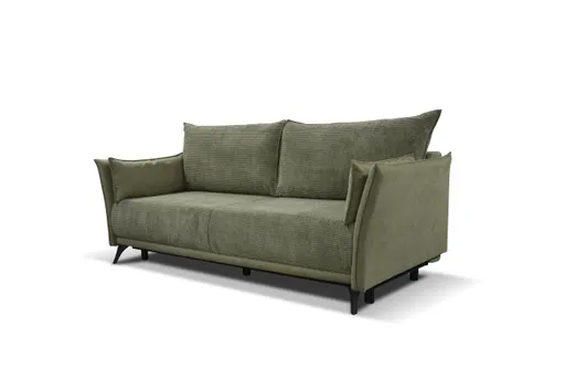 Schlafsofa - 2-Sitzer inkl. Liftfunktion, Stoff, Grün
