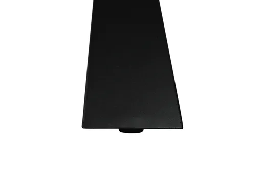 Esstisch MATTIES - ausziehbar, LB ca. 180x90 cm, Eiche Furnier, Schweizer Kante, Schwarz