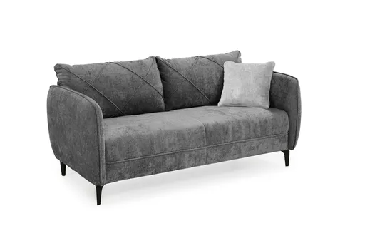 Sofa JERINA - 2,5-Sitzer, Stoff, Grau