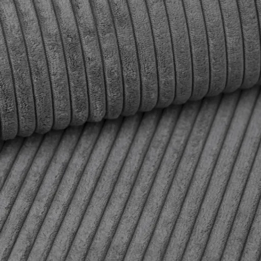 Ecksofa - 1,5-Sitzer, Ecke rechts inkl. Schlaffunktion und Bettkasten, Stoff, Anthrazit