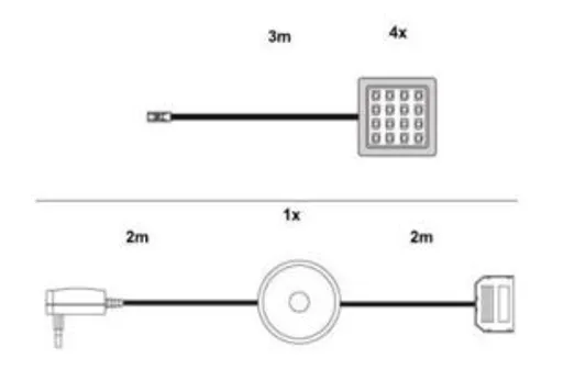 LED-Unterbauleuchte - 4er Set