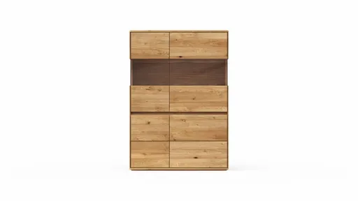 Highboard Hillsboro - Wildeiche natur, geölt