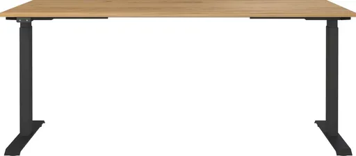 Schreibtisch GELI - B/H/T ca. 180x72-120x80 cm, Eiche Dekor