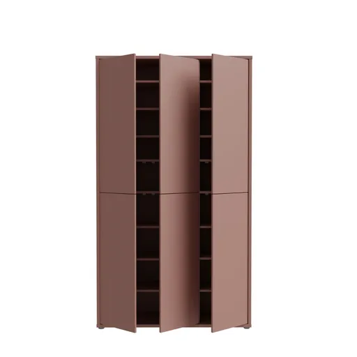 Schuhschrank FAID- B ca. 109 cm, Terracotta