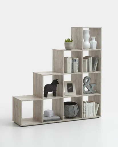 Regal- B ca. 138 cm, Sandeiche Dekor