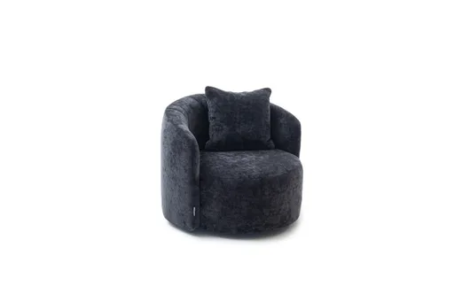 Drehsessel Valdis - Stoff, Navy