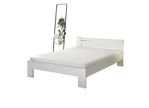 Bettgestell- Liegefläche ca. 140x200 cm, Weiß