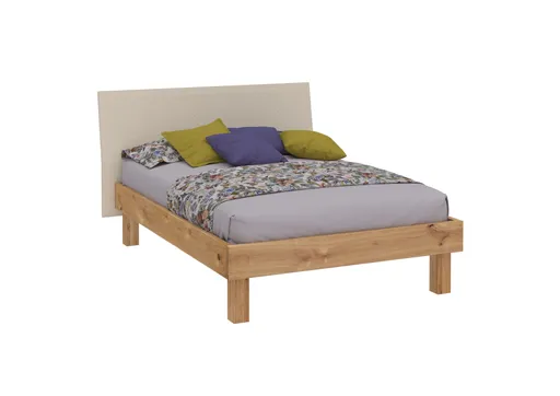 Bettgestell NAMIK_N- Liegefläche ca. 140x200 cm, Wildeiche Natur, Geölt