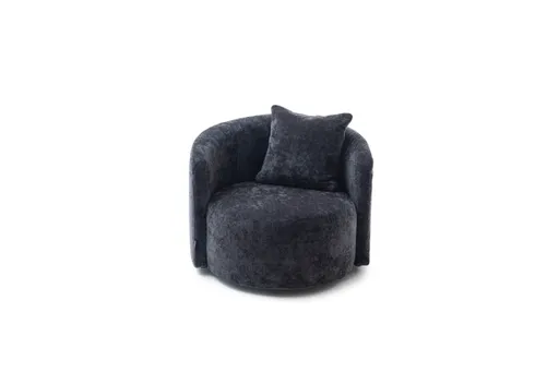 Drehsessel Valdis - Stoff, Navy