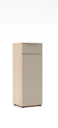 Büroschrank - B ca. 40 cm, Riva Eiche Nachbildung, Kaschmir