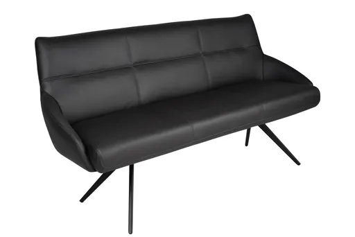 Bank MANON - Stoff, Schwarz