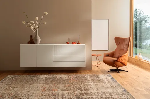 Sideboard Colore - B ca. 200 cm, Lack, Weiß