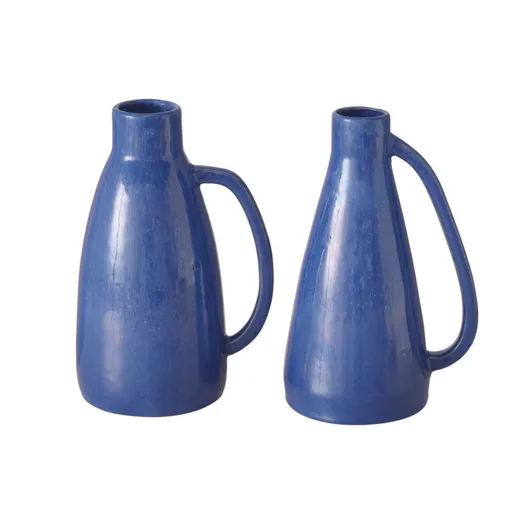 Deko-Vase - LBH ca.17x13x26 cm, Blau