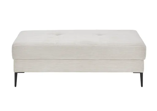 Hocker - Stoff, Creme