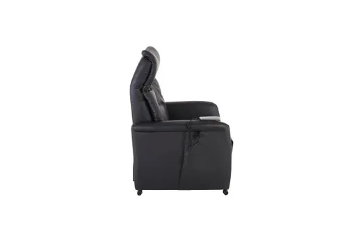 TV-Sessel MITCH - Relaxfunktion, Kunstleder, Schwarz
