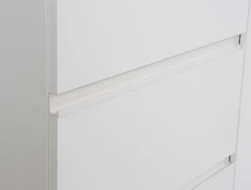 Schwebetürenschrank FJOLLA - B ca. 200,1 cm, Weiß