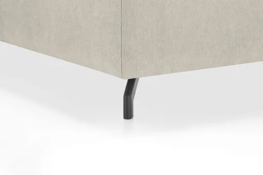 Polsterbett - Liegefläche ca. 180x200 cm, Stoff, Grau