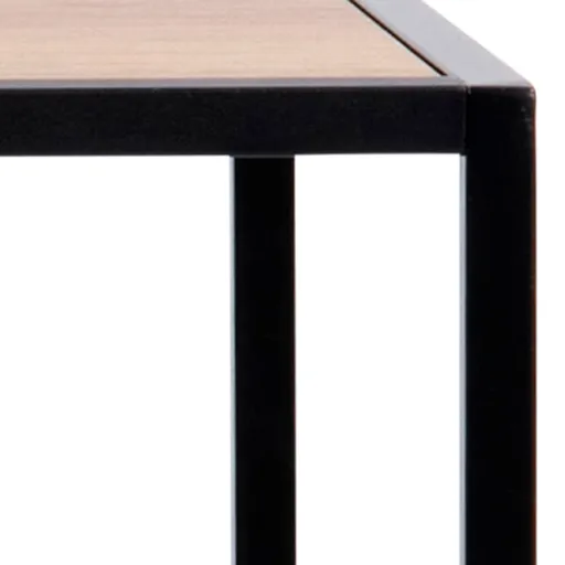 Bartisch - LB ca. 120x60 cm, Wildeiche Nachbildung, Schwarz