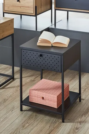 Konsolentisch - B/H/T ca. 40x53x40 cm, Schwarz