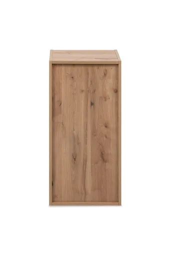 Regal - inkl. Stoffbox, B ca. 30 cm, Artisan Eiche Nachbildung, Beige