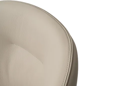 Stuhl MERRITH - drehbar, Leder, Latte